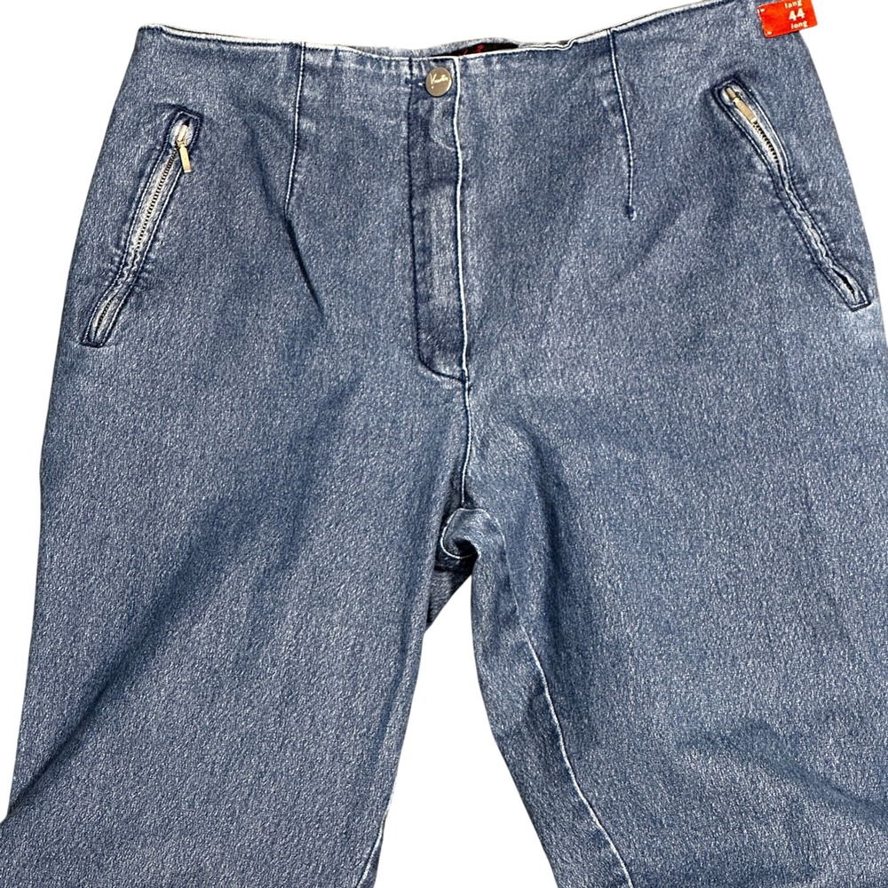 Vintage Vanilia Denim Jeans Womens 30" Waist High Rise Straight Leg Zip Pockets - Picture 4 of 16